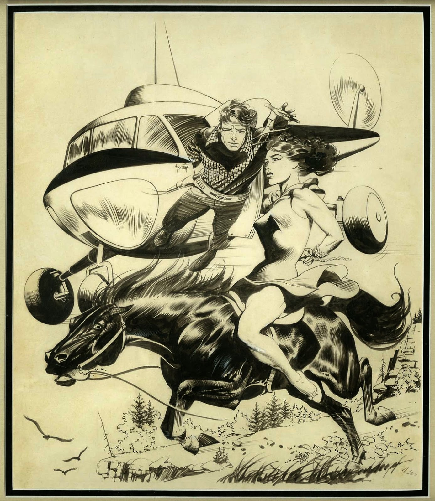 Cap'n's Comics: Skyking by Frank Frazetta