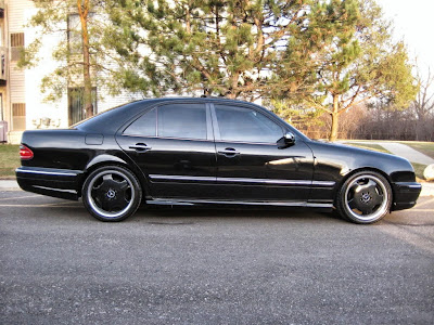 Mercedes W210 E55 AMG Black on Black