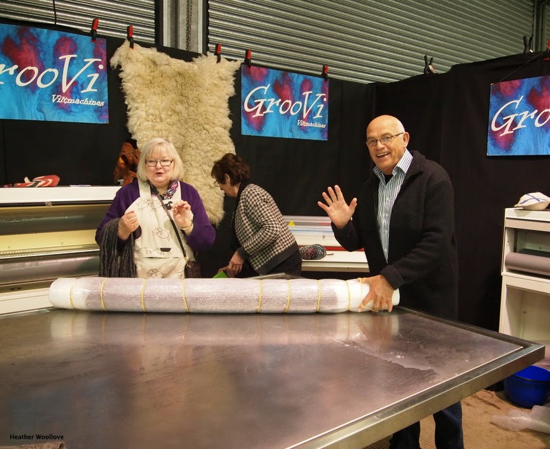 Wool lovefunctional fiber art Wonderwool Wales 2014 Booth Photos