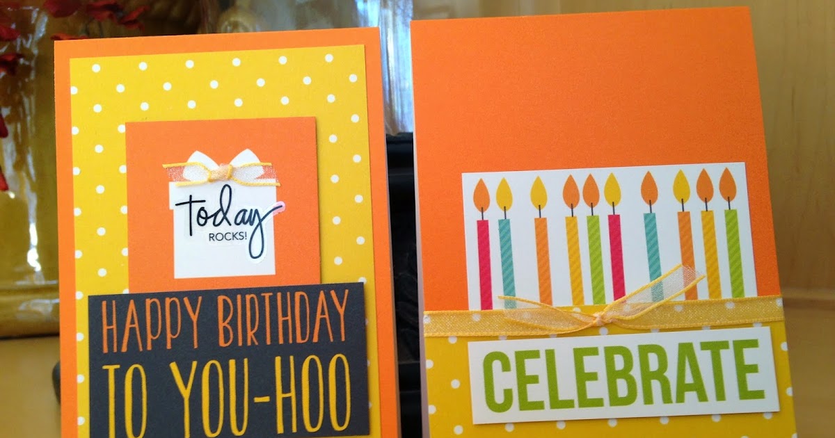 Let's Make A Card! Fun Birthday Snap Cards!