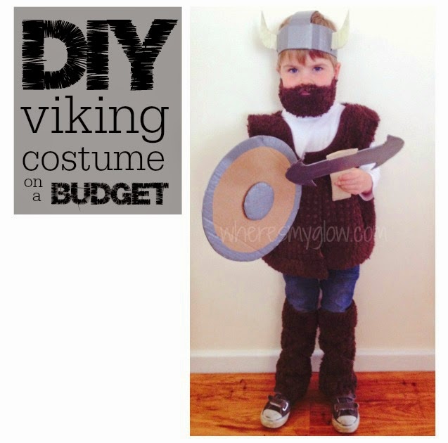 Where's My Glow? How to make a kids viking costume on a budget