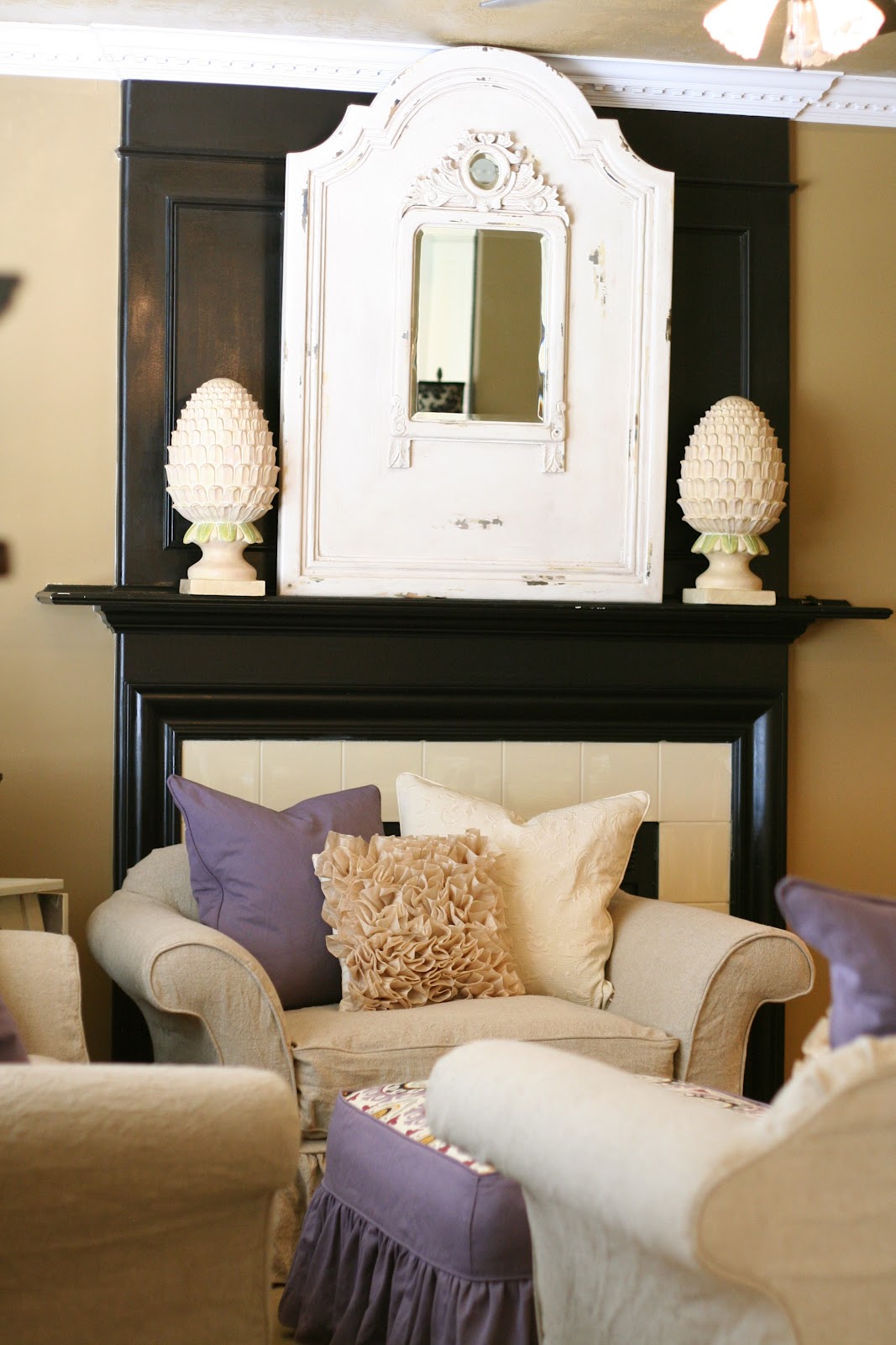Custom Slipcovers By Shelley Marylu S Tan Linen Slipcovers