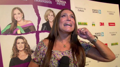 Susana Vieira com o apresentador Antonio Carlos Gomes do Cultura em Cena