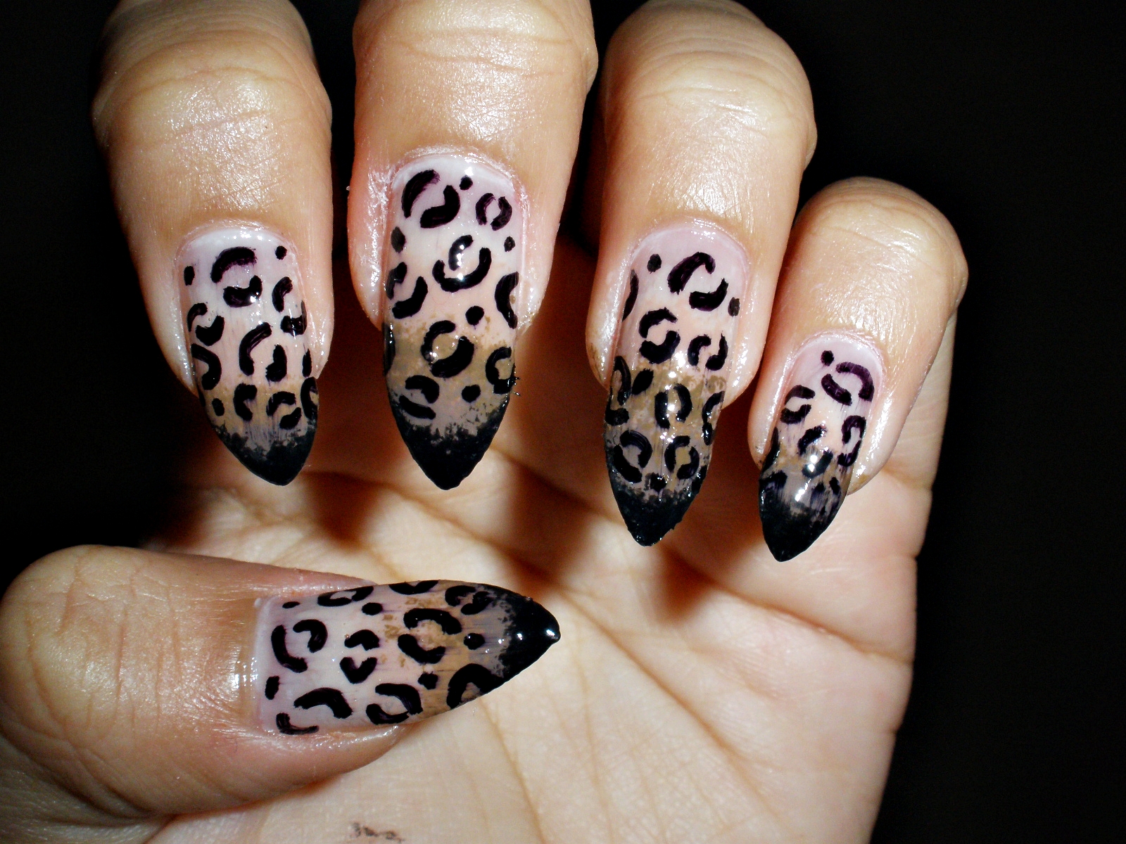 9. Cheetah Print Nail Designs for Long Nails - wide 2