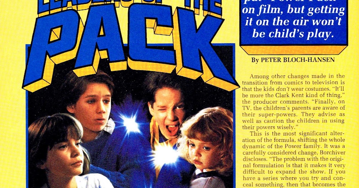 STARLOGGED GEEK MEDIA AGAIN 1992 THE POWER PACK TV PILOT in COMICS