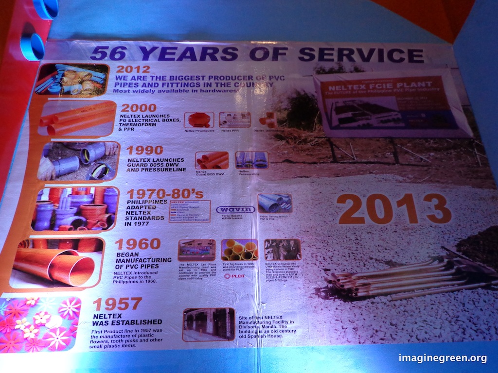 Imagine Green Neltex, the biggest and strongest PVC pipe maker in the