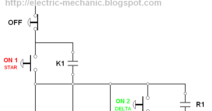 Rangkaian Kontaktor Star Delta Manual amf panel wiring diagram 
