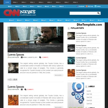 Cnn News Blogger Template