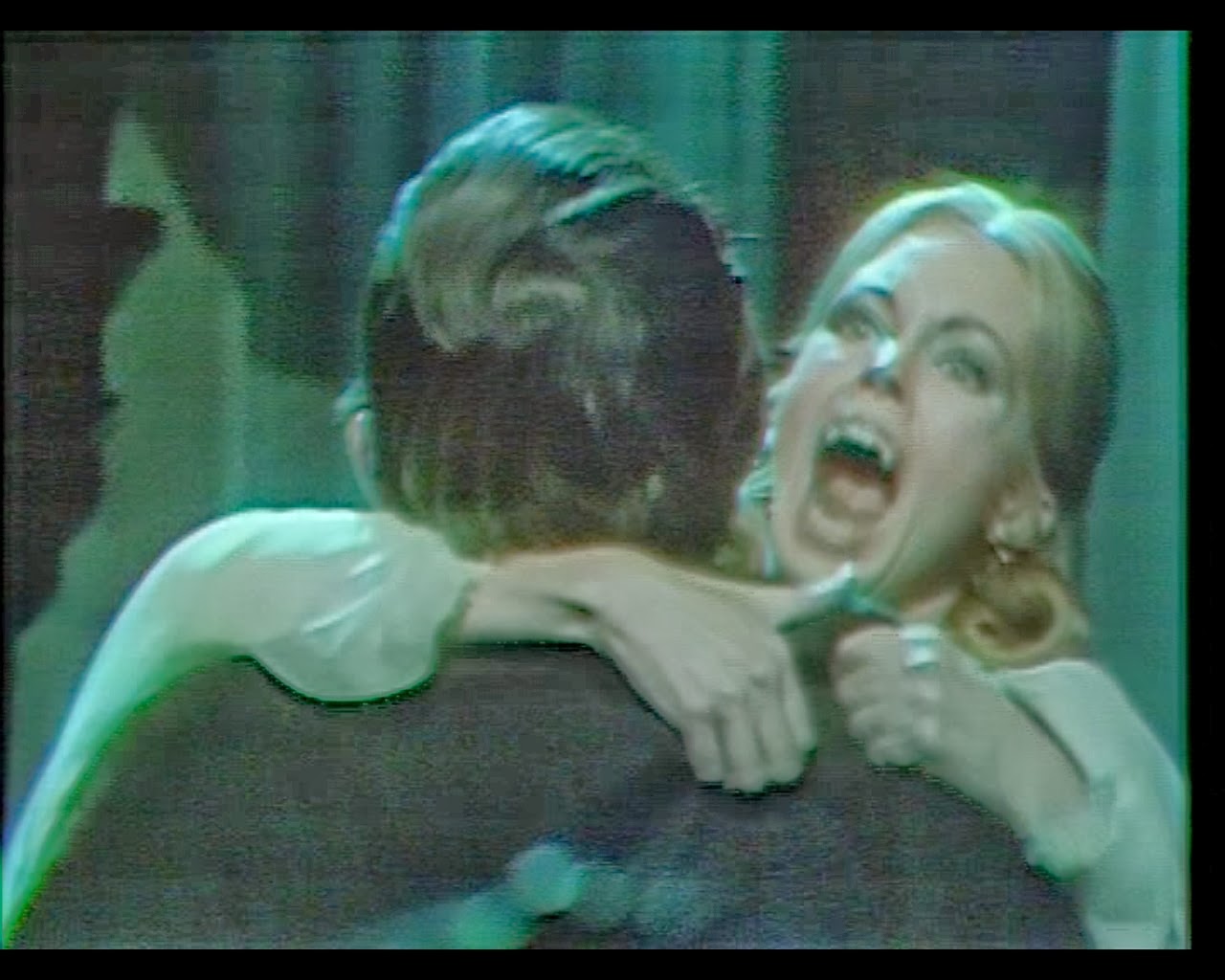 Moments later a bat appeared in the room, and attacked Barnabas title=
