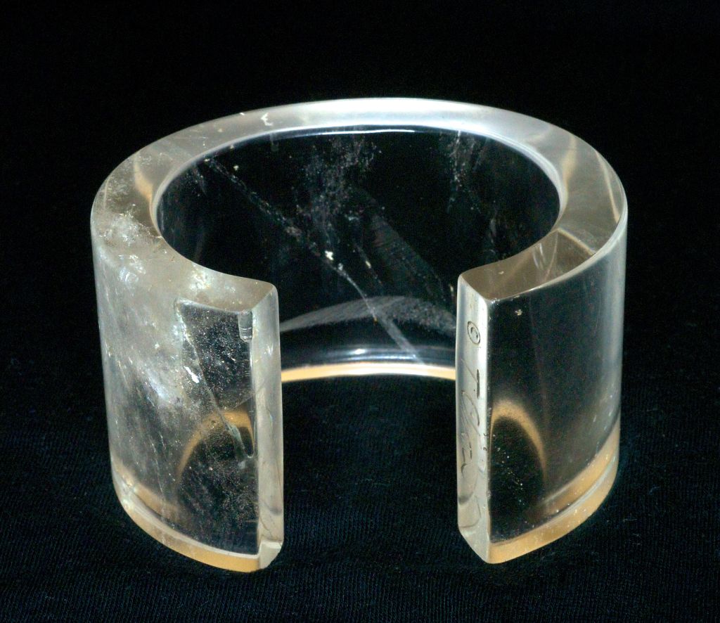 tina chow rock crystal cuff bracelets