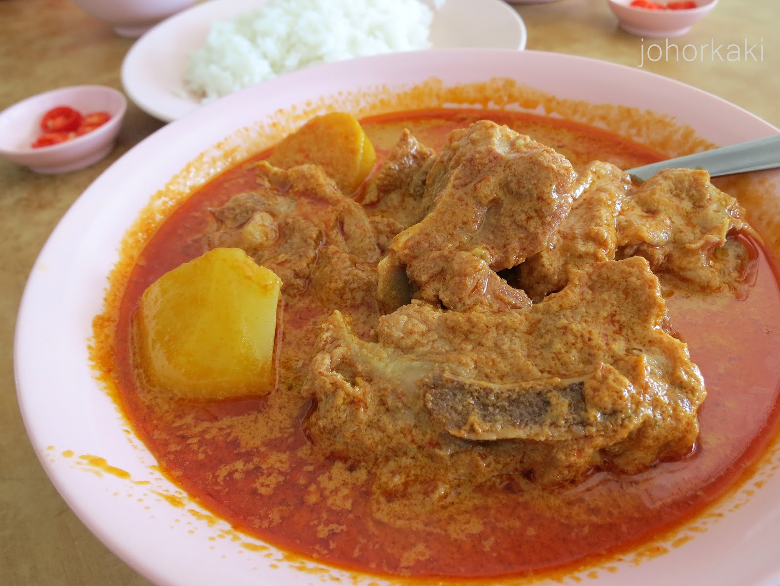 Qiu Bo Curry House in Ulu Tiram, Johor 秋波咖喱之家 Johor Kaki Travels for Food