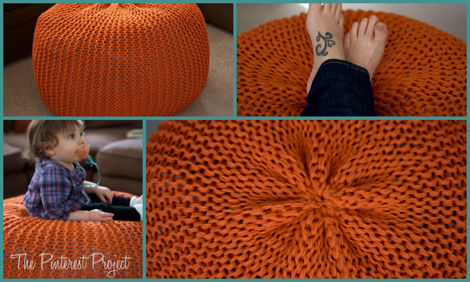 Knitted Poufs{The Pinterest Project} The CSI Project