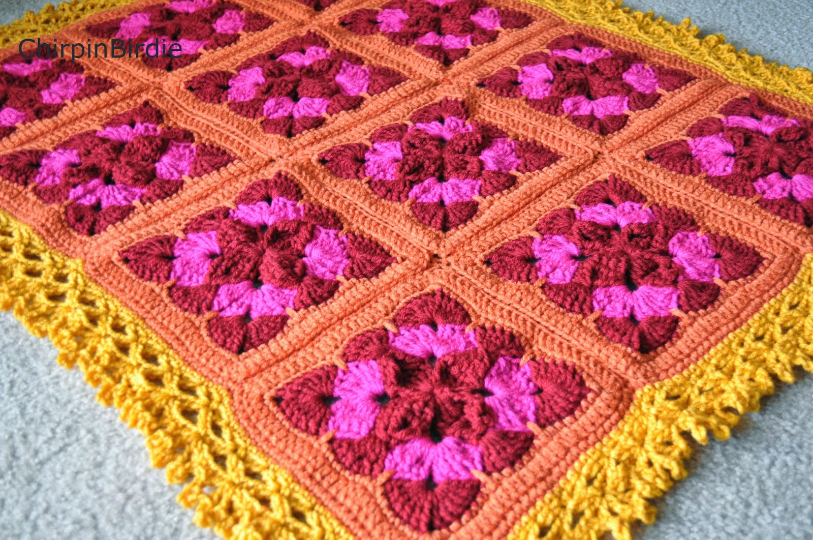 ChirpinBirdie Retro Girl Baby Blanket