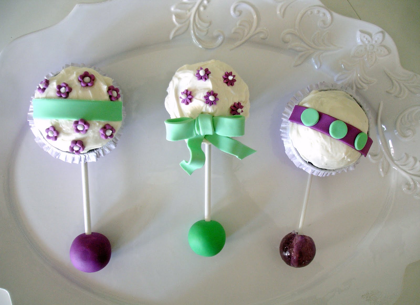 Charming Baby Shower Cupcake Rattles Part - 7: Baby Shower Rattle Cupcakes