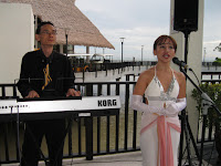 Jazz Singer and keyboardist performing live during the summit