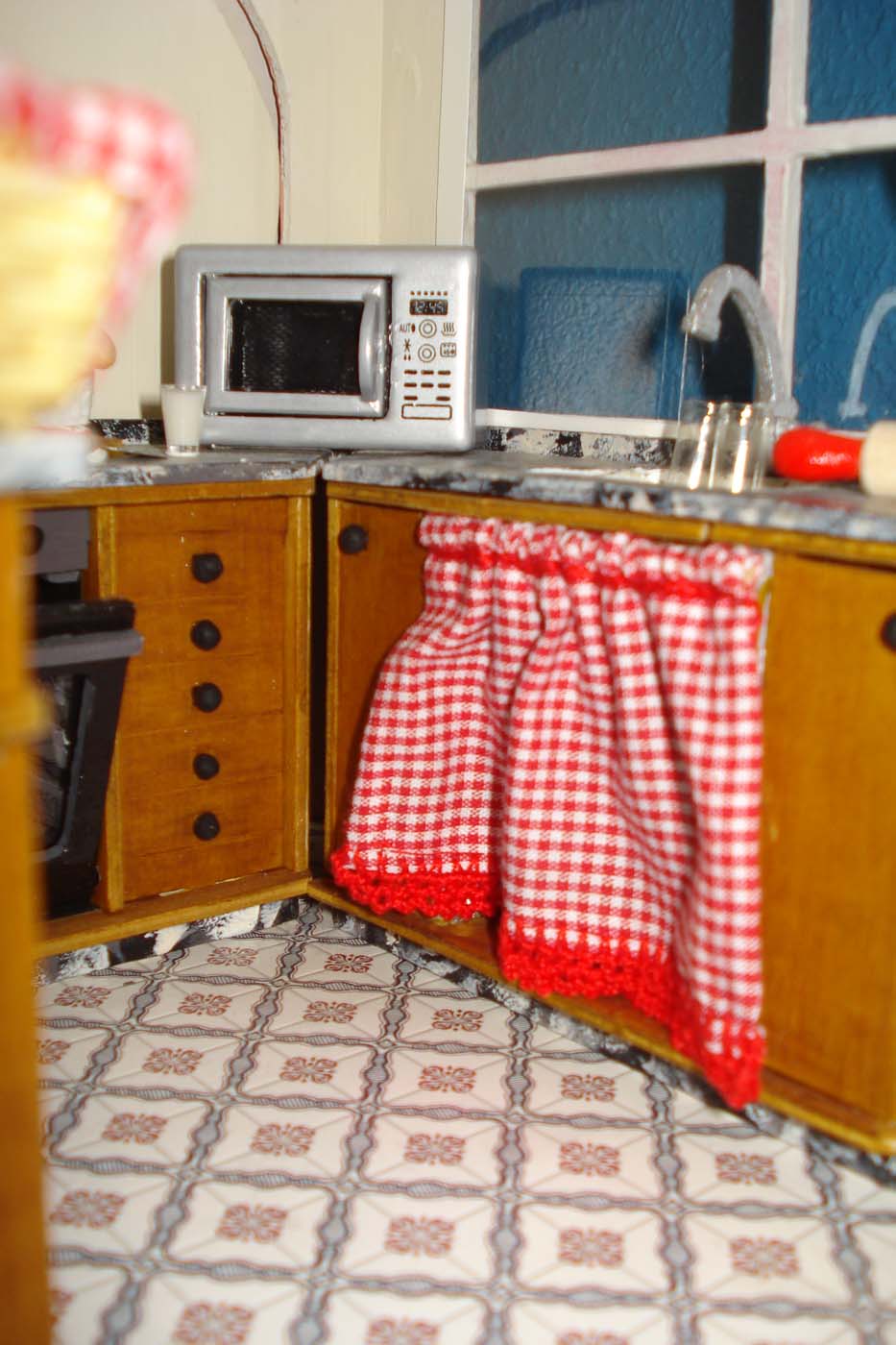 .: Cortina de fregadero