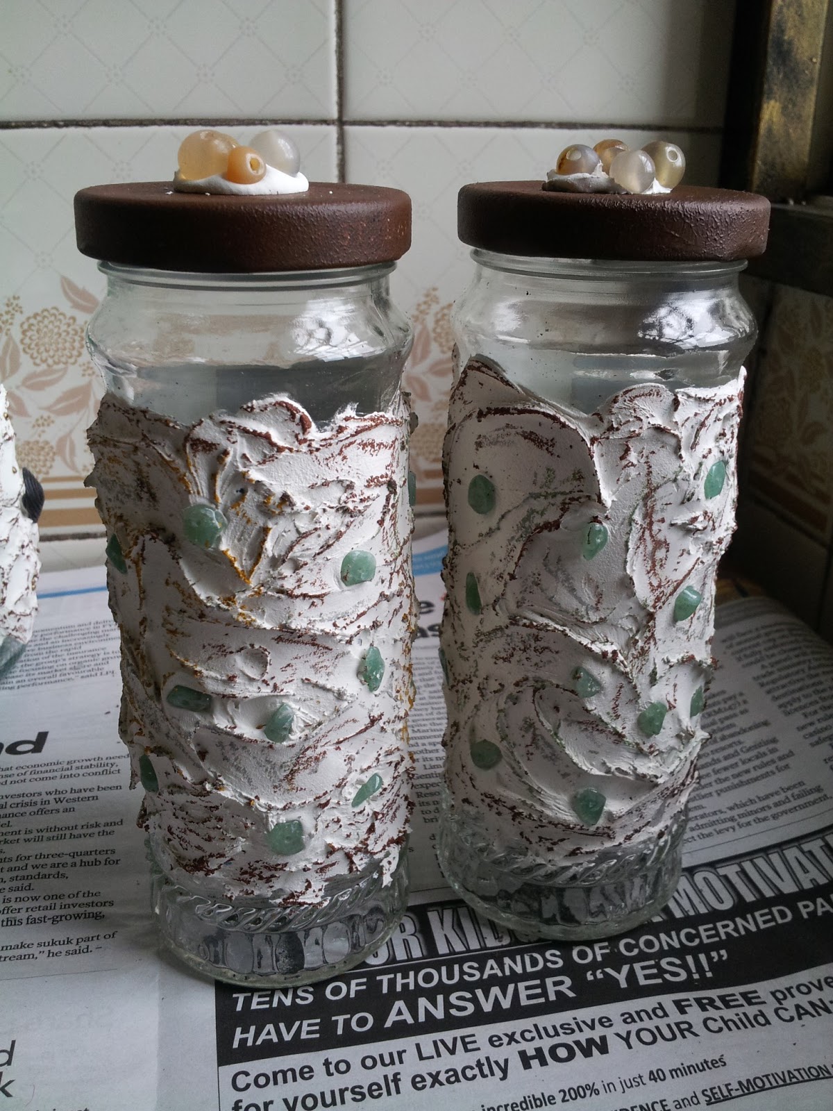 Recycled and Upcycled Craft Projects Creative ways to use up leftover tile grout