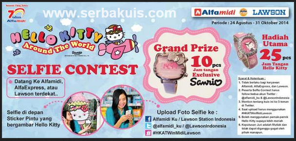 Kontes Selfie Berhadiah 10 Jam Tangan Exclusive Sanrio