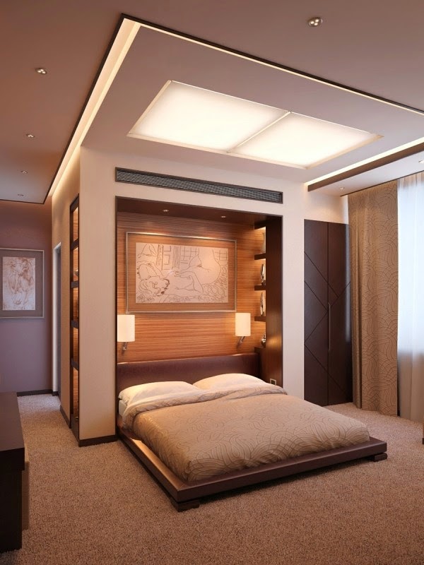 brown bedroom colors: range and shades