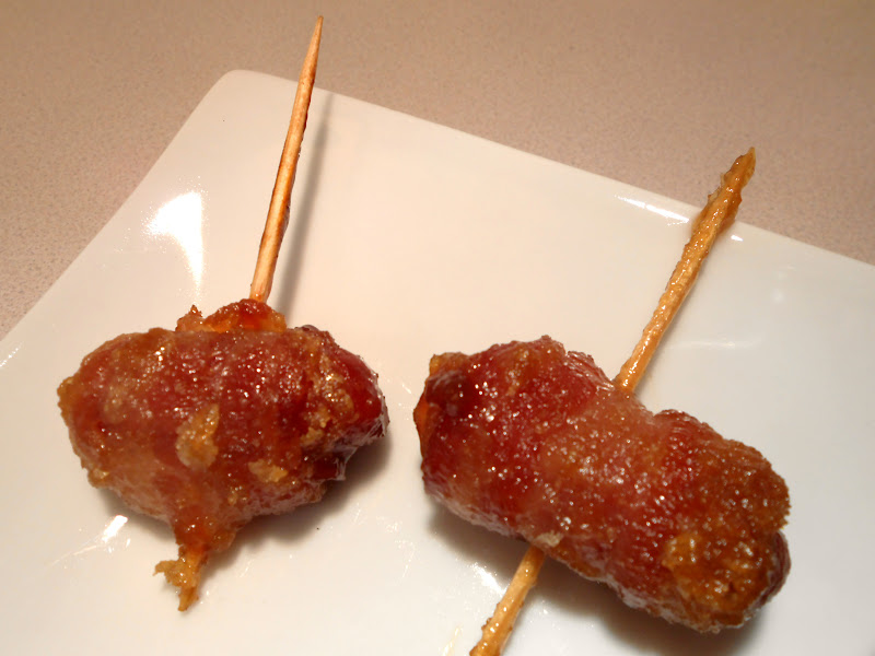 My Kind of Cooking Sweet & Savory Bacon Wrapped Cocktail Wieners