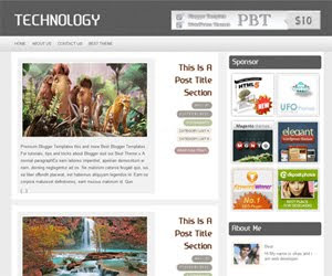Technology Blogger Template