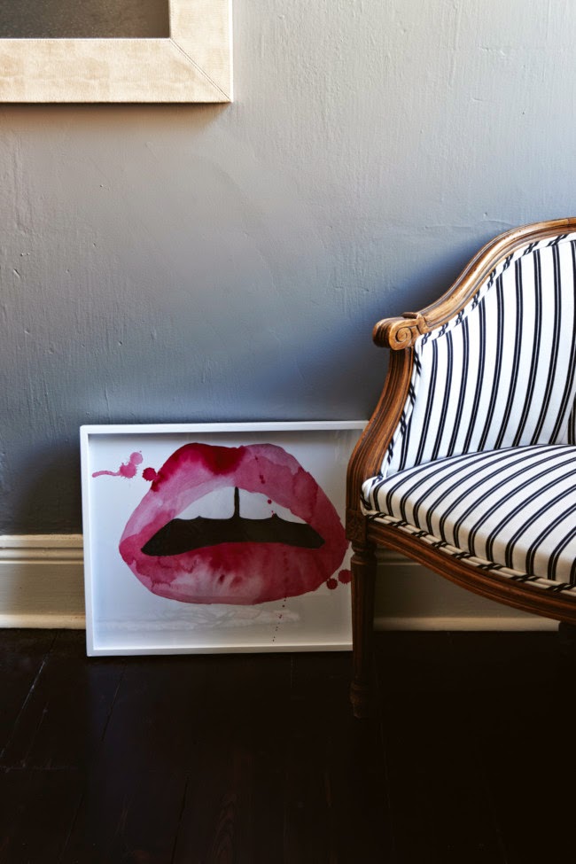 Dark walls in a classic home... Home Patterns