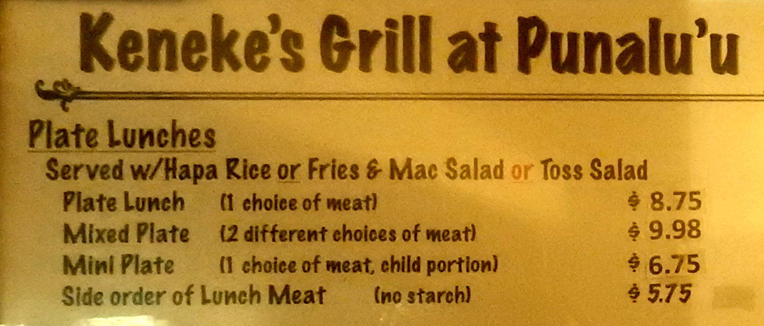the 99 cent chef windward shore keneke grill hawaii travelogue keneke catering