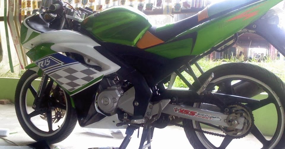 Modifikasi Yamaha Vixion Hitam 2014