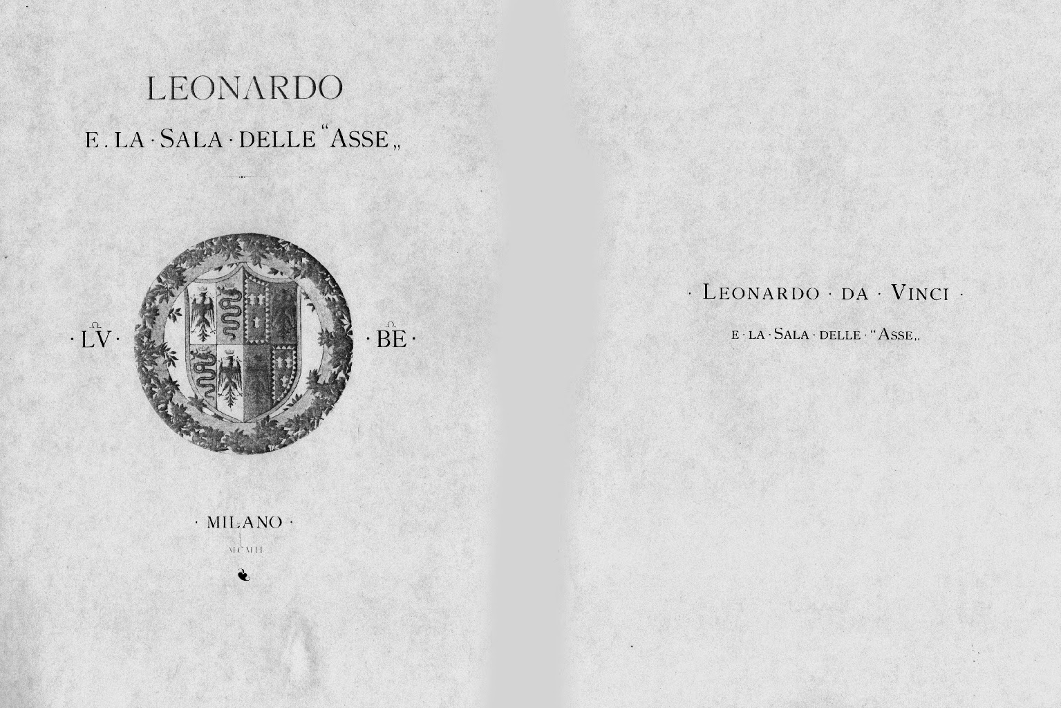 Leopardo da vinci: 1904 beltrami, leonardo e la sala delle "asse"