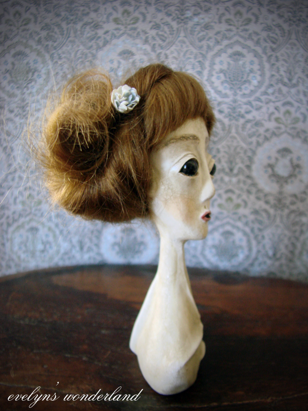 Evelyn's Wonderland Art Doll Bust Sculpture...