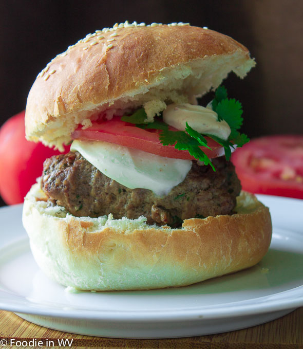 Recipe for Spicy Chipotle Burgers with Chipotle Sour Cream Foodie in WV