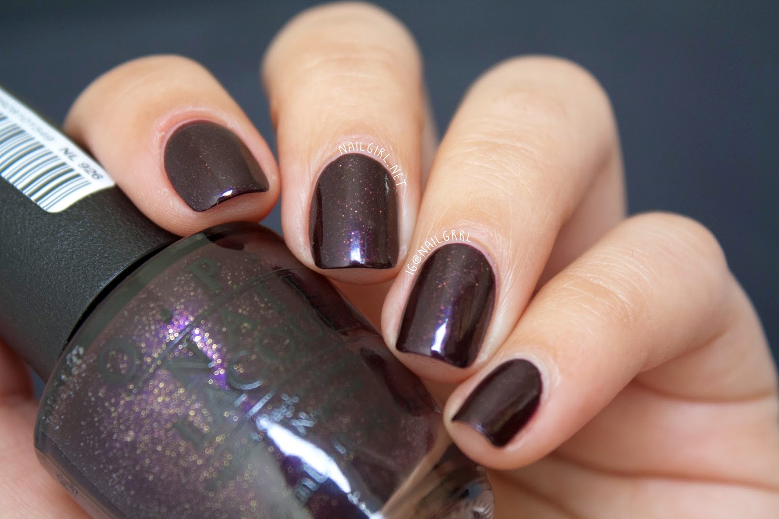 Swatch & Review OPI StirFried Eggplant Alexis Adrienne