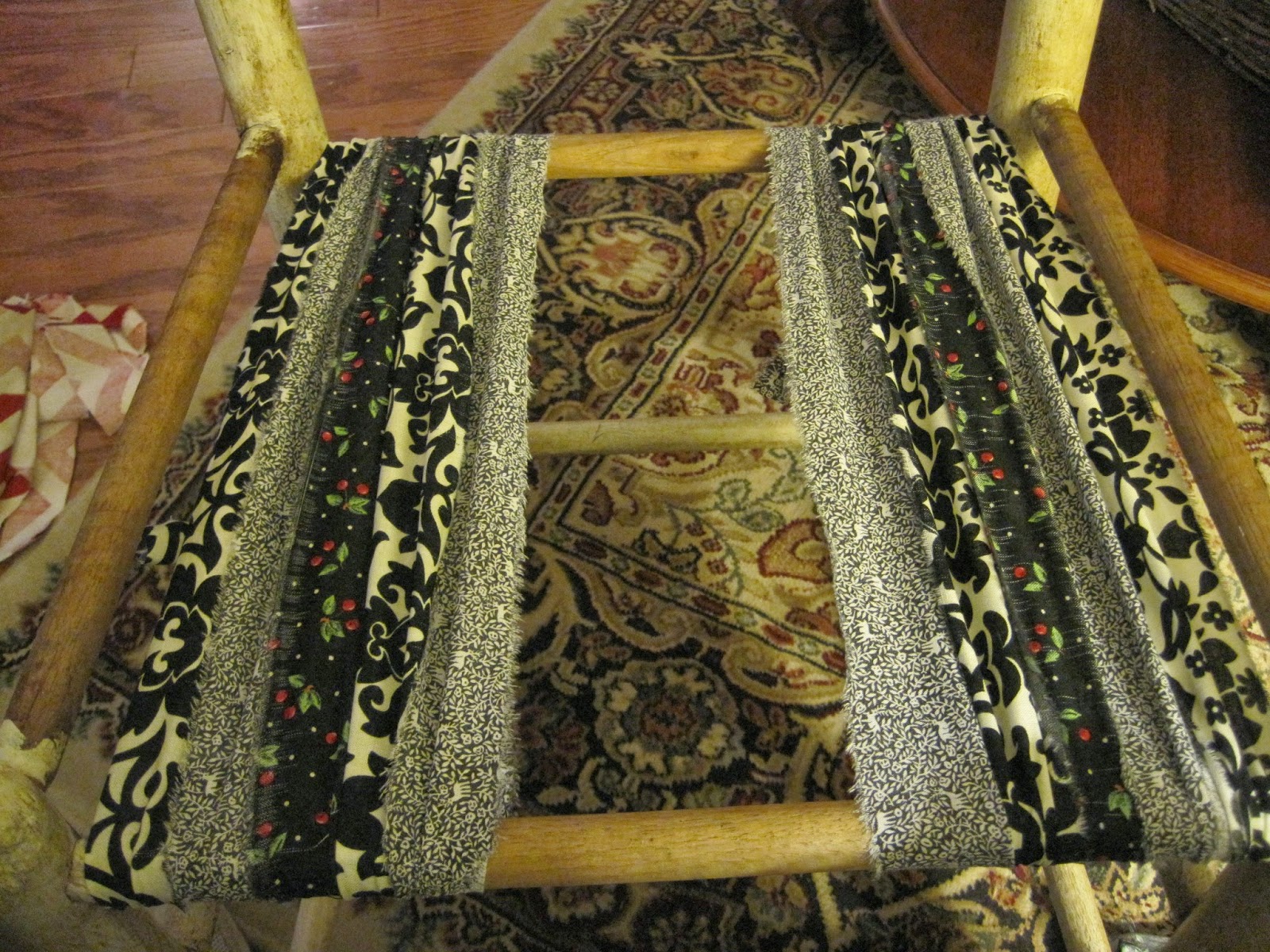 A Mcinnis Artworks How To Weave A Fabric Chair Seat