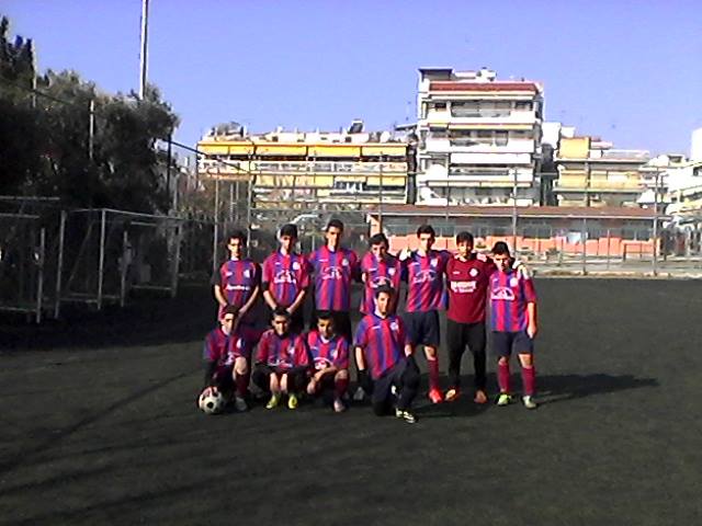 η ομάδα νέων της ακαδημίας ποδοσφαιρου Παπάφης 2014 - 2015