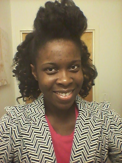 Chelsyea S Natural Journey Styling Your Hair While Blow Dried
