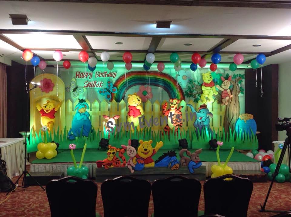 svm events winne the pooh theme decorations for 1st birthday party