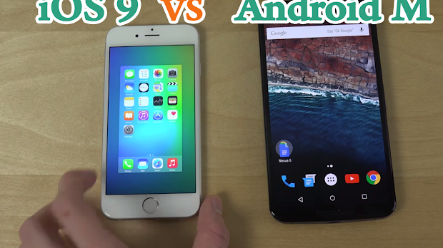 بالفيديو إختبار من الأسرع ؟ Android M أم iOS 9 ؟