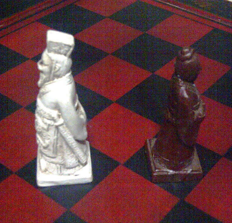 Figural Pieces Turned Away From Each Other