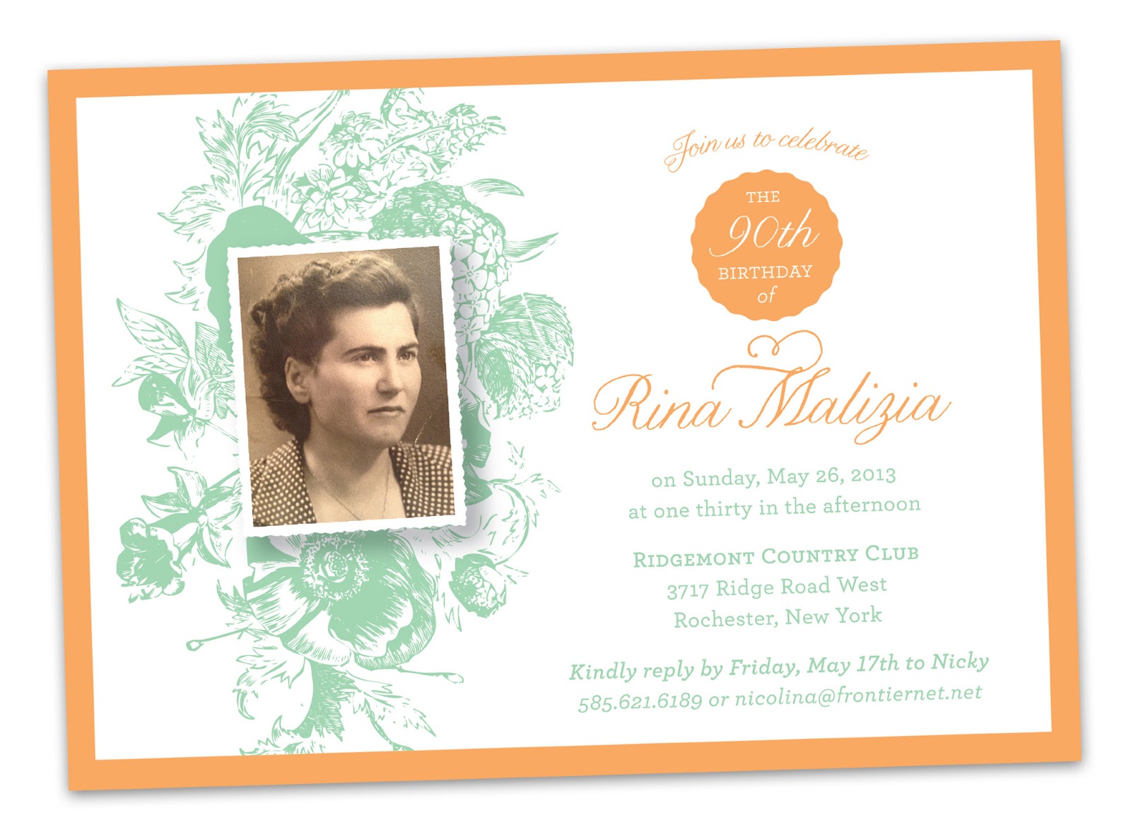 nonnas 90th birthday party software help