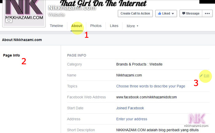 Cara menukar opsi facebook