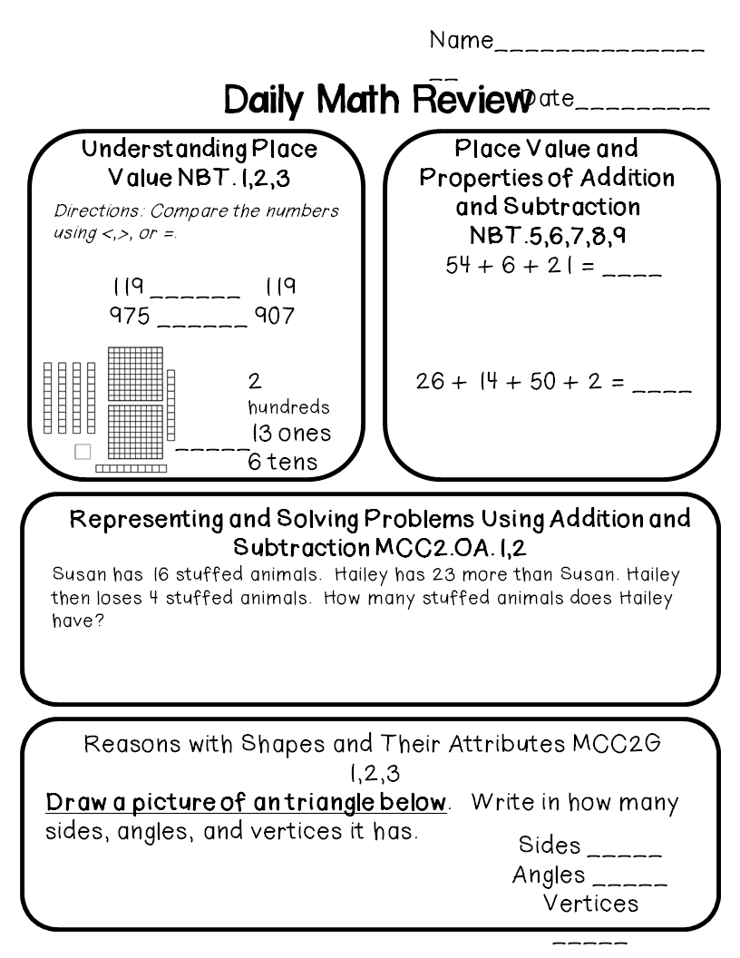 worksheet 5.nbt.1 Worksheets common core classrooms structuring math workshop group lesson with all 13 kids then the will complete a worksheet oh horrors that i use as formative daily assess