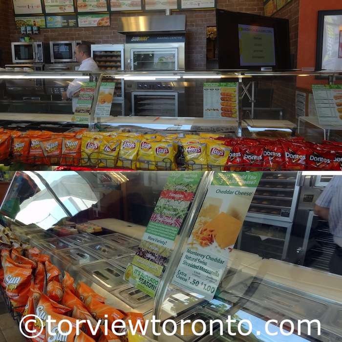 subway toppings list