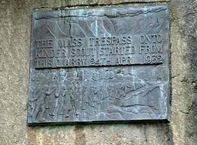 Kinder Scout Trespass Plaque Kinder Scout Trespass Plaque