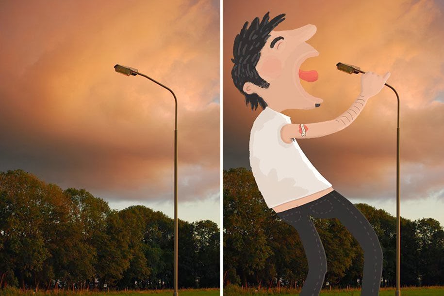 Ilustrasi Menarik, Buat Benda-Benda Ini Jadi Hidup