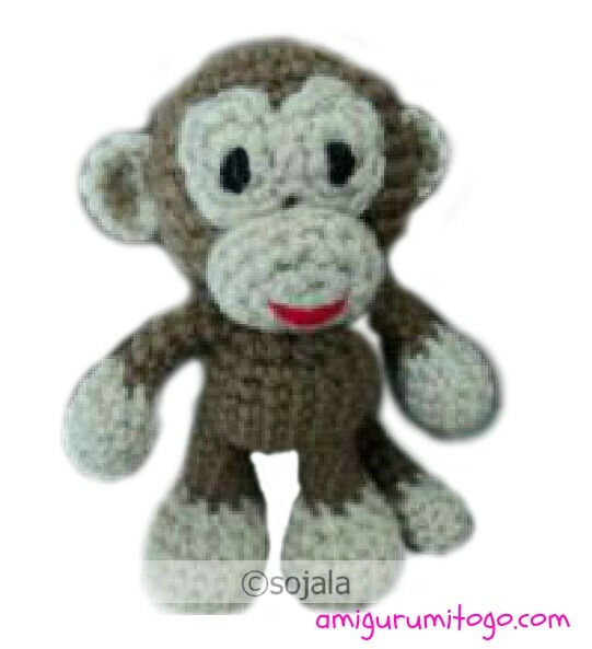 Monkey Free Crochet Pattern ~ Amigurumi To Go