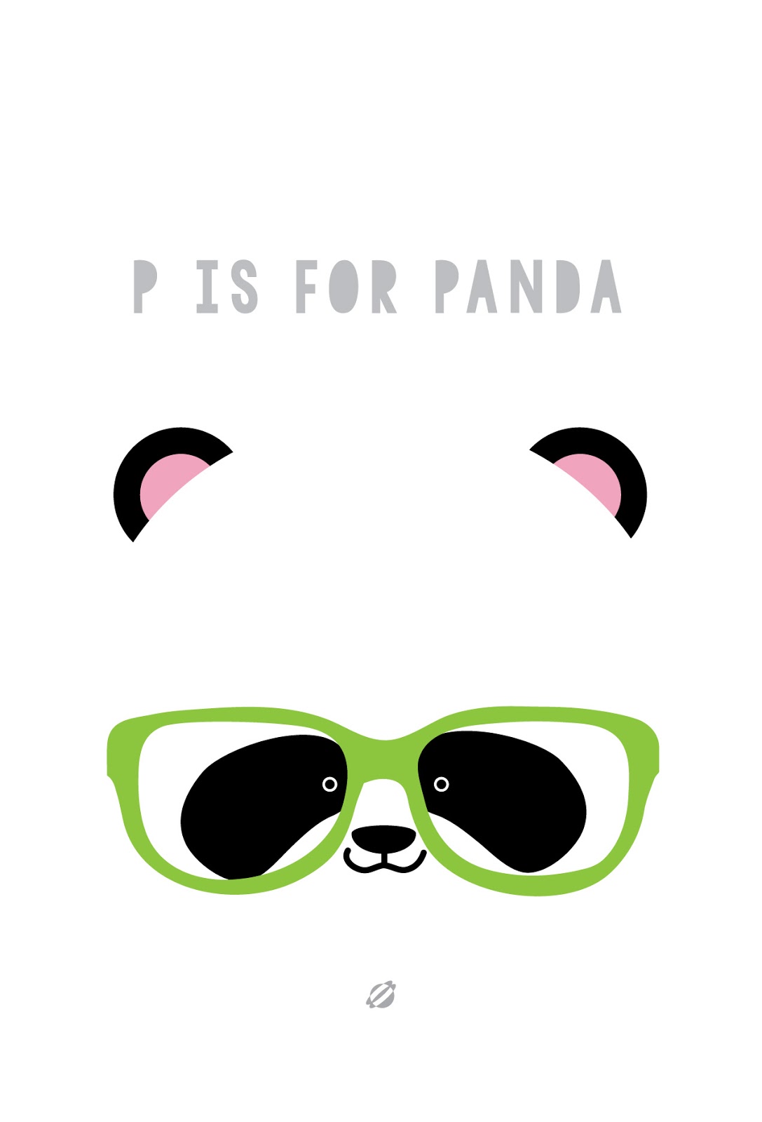 LostBumblebee ©2014 P is for Panda FREE PRINTABLE