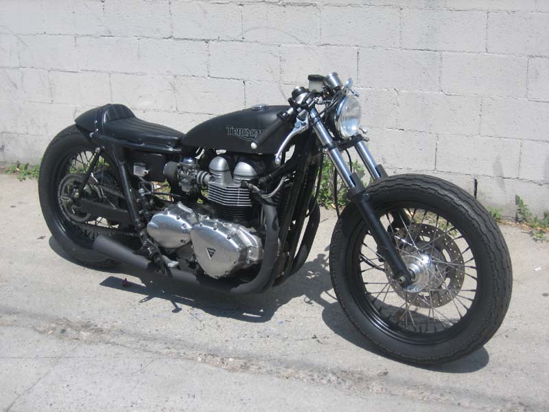 triumph thruxton bobber