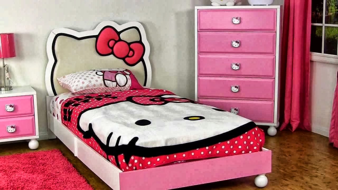 desain kamar tidur anak perempuan hello kitty desain kamar tidur anak perempuan hello kitty