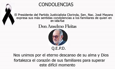 CONDOLENCIAS