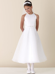 junior bridesmaid dresses white